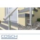Edelstahl Treppengeländer Kugelring 3900 4x Pfosten Seitenmontage 3 Querstreben