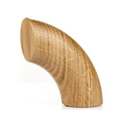 Cosch Holz Endbogen dt. Eiche Endstück Endkappe Ø 42,4 mm