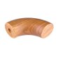 Cosch Holz Endbogen amerikanische Kirsche Endstück Endkappe Ø 42,4 mm