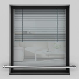 Edelstahl V2A Fenster Absturzsicherung Geländer Fenstergitter Außenbefestigung Standard