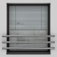 Edelstahl V2A Fenster Absturzsicherung Geländer Fenstergitter Außenbefestigung Standard