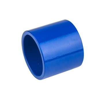Cosch Edelstahl Bohrlehre Arretierungshilfe für Holzhandlauf Ø 42,4 mm Edelstahl V2A blau lackiert