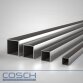 Cosch Edelstahl Vierkantrohr V2A geschliffen 15 x 15 x 1,5 mm 100 cm (1 m)