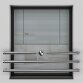 Edelstahl V2A Fenster Absturzsicherung Geländer Fenstergitter Außenbefestigung Premium