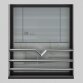 Cosch Edelstahl V2A Fenster Absturzsicherung Geländer Fenstergitter Innenbefestigung Exklusiv